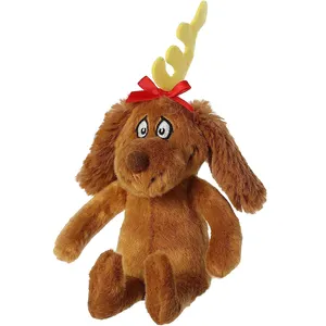 5745 toptan yumuşak köpek Moose karikatür karakter Anime dolması peluş oyuncak bebekler noel bebek hediyeler için fabrika doğrudan