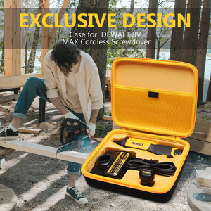 Mallette à outils rigide OEM ODM EVA pour <span class=keywords><strong>DEWALT</strong></span> DCF682N/DCF680N2 8V MAX Batteries de tournevis sans fil et étui de chargeur uniquement - Product Image 1