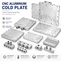 Plaque froide en aluminium usinée CNC OEM avec haute performance thermique pour le refroidissement liquide