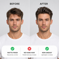 Gel coiffant pour des cheveux ébouriffés et relevés facilement, sans effet collant, à tenue maximale - Maintien vertical toute la journée avec une adhérence et un contrôle supérieurs