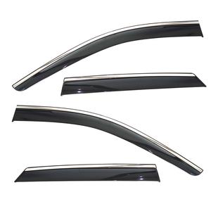 Pour MERCEDES BENZ ML 350 2005-2011, 4 déflecteurs d'air en PC pour vitres, visières de fenêtre - Product Image 2