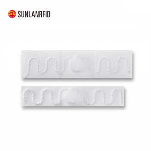 Uhf 860-960MHz cho ucode 8 Mini RFID giặt tag có thể giặt dệt may nhãn với NFC Giao diện truyền thông - Product Image 3