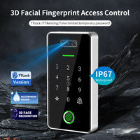 MF03 TTlock, Lector de Tarjetas RFID con Teclado de Control de Acceso y Asistencia, Reconocimiento Facial con IA y Bluetooth, para Empleados