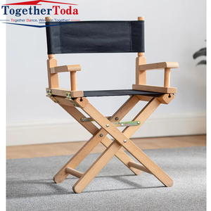 Silla <span class=keywords><strong>de</strong></span> <span class=keywords><strong>Director</strong></span> Plegable, Ligera y Duradera con Marco <span class=keywords><strong>de</strong></span> Madera, Cómoda para Relajarse en Estudios, Eventos al Aire Libre y <span class=keywords><strong>Cine</strong></span> - Product Image 2