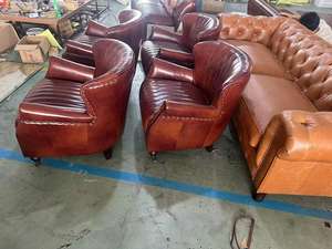 <span class=keywords><strong>Poltrona</strong></span> di Lusso Stile Industriale Retrò con Funzione di Raffreddamento per Casa, Ufficio, Parco, Camera da Letto, Sala da Pranzo, Soggiorno - Sedia Aviator - Product Image 5