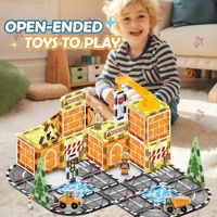 Juego de Juguetes Magnéticos Educativos 3D STEM de Construcción, Tendencia 2025, Bloques de Construcción Magnéticos, 48 Piezas de Azulejos Magnéticos para Niños