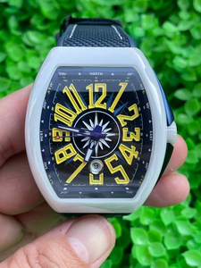 Montre de Plongée Automatique Mécanique Frank FM Super 2824 V45 pour Hommes, Prix de Gros, Luxe, Style <span class=keywords><strong>Cartier</strong></span>, Relojes Hombre - Product Image 3