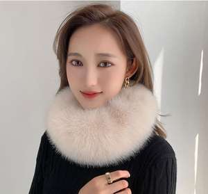 GEERDENG <strong>2023</strong> <strong>New</strong> Topseller Winter Thick Faux Fur Elastic Head Band Fox Plush Fur Earmuffs Hair Band Fluffy <strong>Headband</strong> for Denmark - Product Image 5