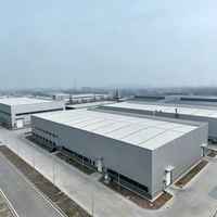 Bâtiment d'atelier d'usine à structure en acier durable pour la production à haute température