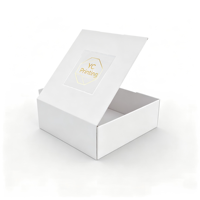 Boîtes rigides à col rigide pour emballage de bougies cadeaux, robustes, 2 pièces