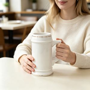 <span class=keywords><strong>SUMEX</strong></span> Vente en gros de tasses en verre transparentes de 16 oz pour sublimation, tasses à café et à bière avec poignée - Product Image 4