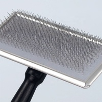 Brosse à poils extra large pour animaux de compagnie Brosse à poils longs en acier inoxydable pour l'épilation des chiens et chats