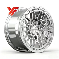 Jantes Beadlock forgées sur mesure en alliage d'aluminium 6061T6 Yugole 20X10.5J, jantes forgées 5X112 pour Audi Rs6 C7 2015, BMW M3 M4 Drag Pack