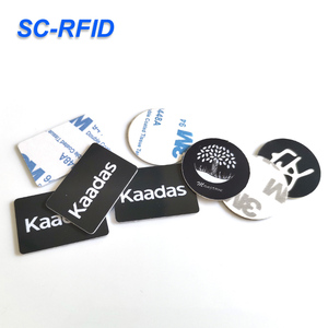 Etiqueta de Chip RFID NFC 215, resistente al agua, PVC, 504 <span class=keywords><strong>bytes</strong></span>, ISO/IEC 14443, tarjeta adhesiva para monedas, respaldo, Control de acceso de 25mm - Product Image 5