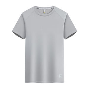 T-shirt de course personnalisé pour homme, impression, fitness en plein air, séchage rapide, manches courtes, élasticité, jogging, vêtements de sport - Product Image 6