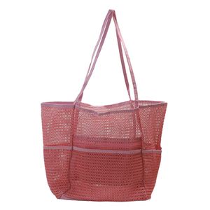 Sacs fourre-tout personnalisés en maille imperméable et anti-sable, sacs de piscine, essentiels de croisière et de plage, sacs de voyage réutilisables et pliables pour les vacances - Product Image 1