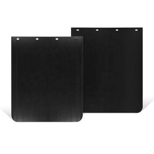 Özel siyah polimer ağır 24 "x 24" kamyon çamur flep ile Logo farklı büyüklükte araba çamurluklar için yarı kamyon römorku - Product Image 5