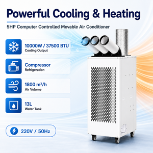 Aire acondicionado móvil con controlador de computadora de 5HP - Product Image 5