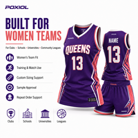 Conjunto de Uniforme de Baloncesto Unisex Personalizado, Camiseta y Pantalones Cortos Sublimados, Kit Personalizado para Equipos, Clubes, Escuelas, Universidades, Ligas del Reino Unido, 100% Personalizado