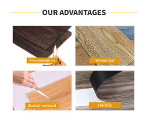 Thân thiện với môi thấp bảo trì LVT sàn không thấm nước phai kháng thoải mái dưới chân thực tế gỗ đá hình ảnh - Product Image 5