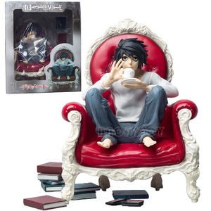Figura de Anime de <span class=keywords><strong>Death</strong></span> <span class=keywords><strong>Note</strong></span> Lawliet de 24 cm, Figura de Acción de Coffee Watari L, Figuras de Acción de Light Yagami, Muñeco Modelo para Adultos, Juguetes, Figura de Manga - Product Image 1