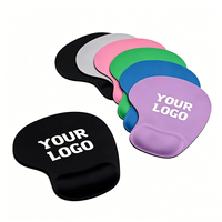 Ensemble cadeau promotionnel pour le bureau, tapis de souris personnalisé avec logo imprimé, souris sans fil rechargeable 2,4 G pour ordinateur portable PC