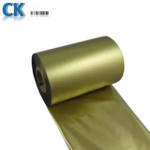 Coditeck CK36 mat için altın termal transfer reçine şerit PET etiket baskı
