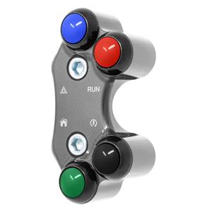 Interruptor de manillar derecho para Triumph Daytona 765 Moto2 (orificios alineados) (titanio) - Product Image 4