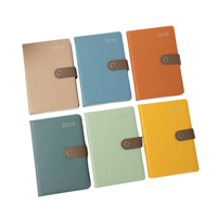 Carnet de notes A5 en cuir PU avec logo personnalisé, couverture rigide, planificateur de style professionnel avec bouton-pression magnétique, cadeau scolaire ou agenda en papier