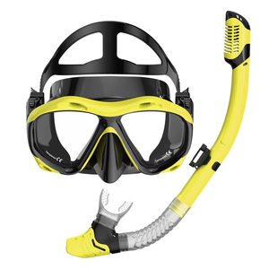 Chất lượng cao đôi ống kính không thấm nước lặn mặt nạ ống thở thiết lập với Tempered Glass Silicone lỏng biểu tượng tùy chỉnh tùy chọn cho người lớn sử dụng - Product Image 5