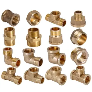 H59 brass equal pipe tee joints