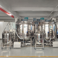 Cuve de mélange de 5000 L utilisée dans les machines à fabriquer de la mayonnaise, les machines à fabriquer du savon liquide et les lignes de production de crème