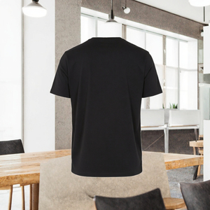 T-shirt pour homme 100% coton, manches courtes, tee-shirt uni, impression de logo personnalisé, vêtements décontractés - Product Image 3