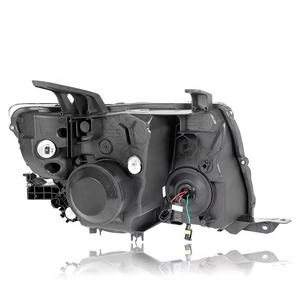 Phares Modifiés pour <span class=keywords><strong>Pajero</strong></span> Montero V87 V93 V97 2007-2021, Mise à Niveau DRL à LED Style Defender, Phare Avant pour Mitsubishi - Product Image 6