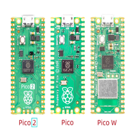 Raspberry Pi Pico 2W Board resmi laris RP2040 Dual-Core 264KB untuk komponen elektronik lengan