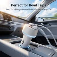 Chargeur rapide de voiture double port 38W PD QC USB Type-C USB-A 12V/24V pour allume-cigare de véhicule – Vente en gros