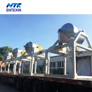 High Efficiency Drum Belt Mixer For Mixing Agricultural Products And Materials Animal Feed Stainless Steel Drum Mixer