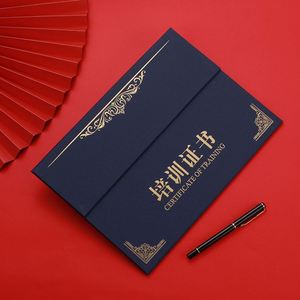 Customized Diploma Paper Security Holder Graduation Certificate Cover <b>Folder</b> With Stamping Logo - Product Image 3