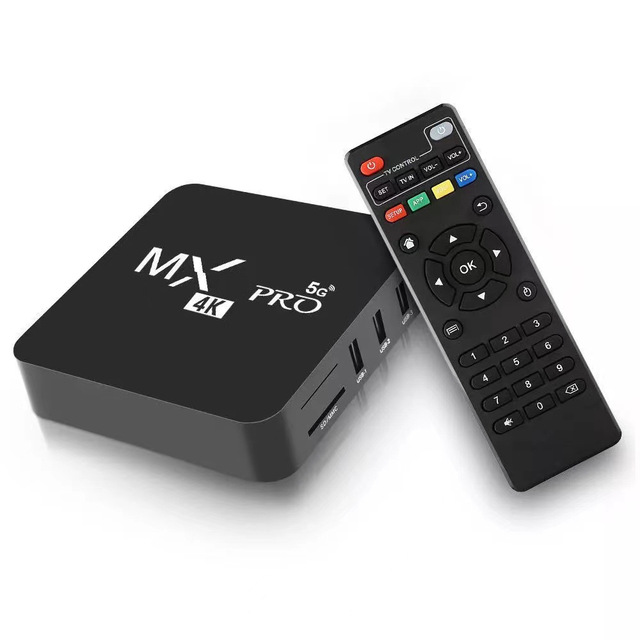 MXPRO RK3228A 4K Cross-Border Smart TV Box Android 11 Quad Core Processor Supports 4K HD Playback Set-Top TV Box