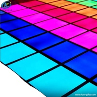 Piste de danse LED RGBW télécommandée pour événement extérieur