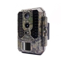 Caméra de chasse 4K 48MP avec capteur CMOS, étanche IP66, alimentée par batterie SD, vision nocturne 25m, déclenchement rapide 0,2s, 40 LED IR