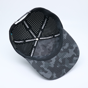 Gorras de Béisbol OEM Unisex de 5 Paneles, Estilo Deportivo, Tela de Camuflaje, Poliéster de Alta Calidad, con Logotipo de Parche de Goma - Product Image 3