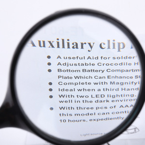 Lente di ingrandimento portatile da 2 pollici con lenti in vetro ottico reale curvo a mano 8X con impugnatura comoda per la lettura degli anziani - Product Image 5