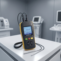 Handheld PT100 Thermometer Temperature Humidity Meter Data Logger for HVAC Industrial Measurement