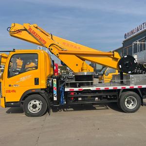 Howo แพลตฟอร์มการทำงานทางอากาศติดตั้งบนยานพาหนะ37ม. พร้อมแพลตฟอร์มยกบูมด้วยกล้องโทรทรรศน์ - Product Image 2