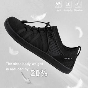 รองเท้าผ้าใบเท้าเปล่าขนาดกว้างน้ำหนักเบาเบาเบาพื้นรองเท้าปล่อยลงเป็นศูนย์นิ้วเท้ากว้างขึ้นใหม่ - Product Image 5