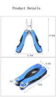 Pince multifonctionnelle industrielle en acier inoxydable pour survie en extérieur, outil portable pliable de poche, multi-outil OEM