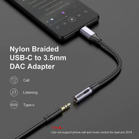 2023 gran oferta 10cm negro HiFI CX31993 tipo C a 3,5mm adaptador de conector de auriculares para Samsung Galaxy S21 S20 Ultra