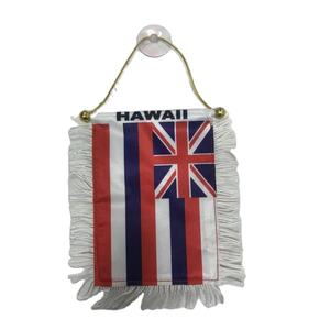 Высококачественный дешевый сатиновый флаг для автомобиля Tonga - Product Image 2