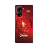 Téléphone mobile original Poco X7 Pro édition Iron Man, Dimensity 8400, écran AMOLED 6,67 pouces 1,5K, batterie 6000 mAh, charge turbo 100 W, NFC, 5G